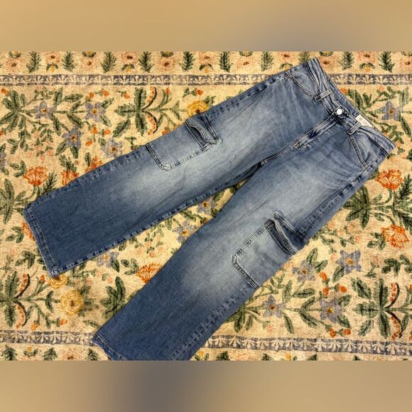 Ag Adriano Goldschmied Denim - AG Gatina Wide Leg Cargo jeans size 27